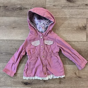 Nannette girl size 3T girl toddler jacket Pink 100% Cotton Casual Layering - Picture 1 of 8