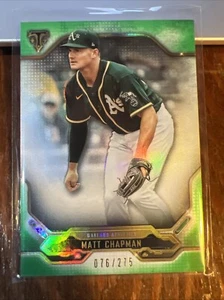 Matt Chapman 2020 Topps Triple Threads Emerald #65 Oakland A's /275 Giants - Bild 1 von 7