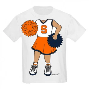 Syracuse Orange Heads Up! Cheerleader Infant/Toddler T-Shirt - Picture 1 of 1
