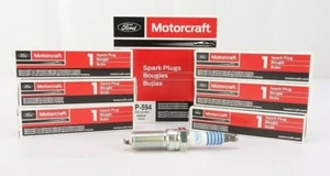 Set of 6 OEM Motorcraft SP594 Ford CYFS12YRT3 Spark Plugs Replaces SP542 SP578 - Picture 1 of 3
