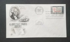 US FDC # 1139 The American Credo 1960. - Picture 1 of 6