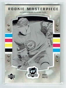 06-07 UD Upper Deck The Cup  Erik Reitz  1/1  Printing Plate  Rookie