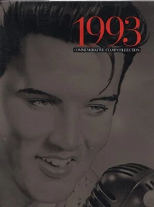 1993 COMMEMORATIVE STAMP COLLECTION - Elvis, Joe Louis, Grace Kelly - ILLUSTRATO - Foto 1 di 1