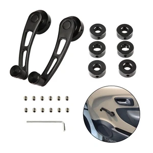Aluminum Universal Car Billet Window Winder Handle Cranks Truck Pickup Door Set - Picture 1 of 12