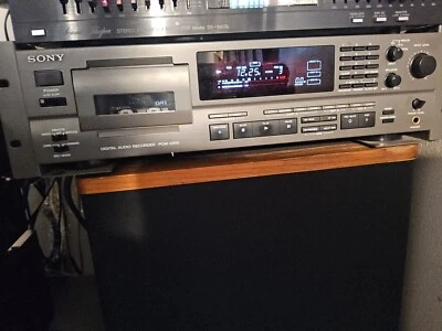 SONY PCM-2300 Illuminated bay DAT Player Recorder Deck  In Working Condition  - Image 1 of 4