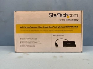 StarTech MSTDP123HD Multi Stream Transport - DisplayPort to Triple Head HDMI MST - Picture 1 of 2