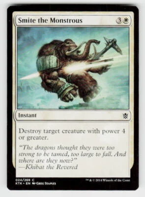 Khans of Tarkir #24 Smite the Monstrous - Image 1 of 2