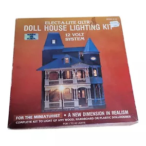 VTG Elect-A-Lite Ultra Doll House Lighting Kit E-142 NEW Miniatures Lamp 12 Volt - Picture 1 of 6