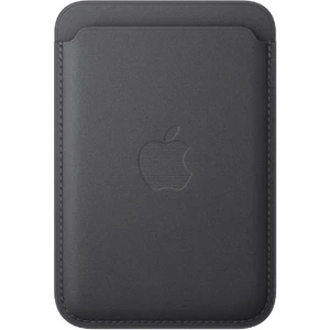 Apple iPhone Feingewebe Wallet mit MagSafe – Schwarz  - Zdjęcie 1 z 3