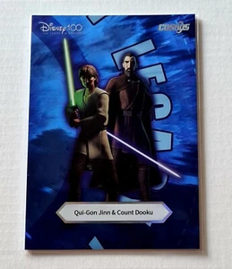KAKAWOW COSMOS DISNEY 100 PUZZLE KARTE STAR WARS QUI-GON & DOOKU CDQ-DS-78 - Bild 1 von 2
