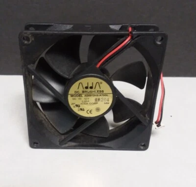 Desktop Computer Auxiliary Fan ADDA DC Brushless Model AD0912HS-a70gl 2 Pin Plug - Image 1 of 4