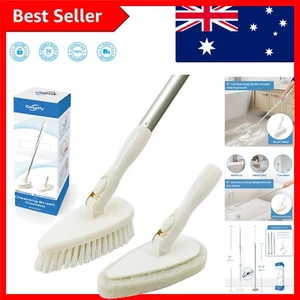 Versatile Shower and Tile Cleaning Brush with Detachable 51'' Aluminum Handle - Picture 1 of 9