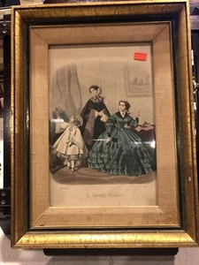 Old Fashion Le Munde Elegant 1900 Vintage Picture - Picture 1 of 4