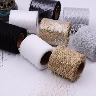 25 Yards Fishing Net Mesh Edging Ribbon Trimmings Tape Accessory Hollow Out - Image 1 of 4