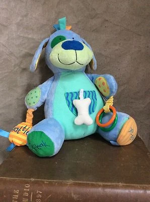 NOVO CACHORRO CÃO Desenvolvimento ATIVIDADE Pelúcia Recheada BABY Manhattan Brinquedo PEEK-SQUEAK - Imagem 1 de 4