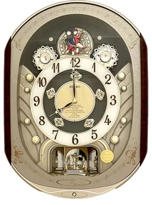 EUC Seiko Melodies in Motion Collector's Edition Swarovski QXM153BRH Clock - Picture 1 of 21