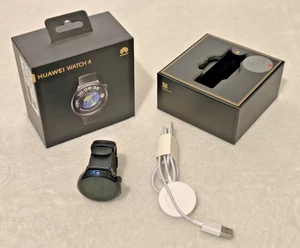 Huawei Watch 4 - LTE Wi-Fi, EEG, 46mm Stainless Steel, Black Strap - Smart Watch - Picture 1 of 23