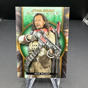 Baze Malbus 2022 Topps Star Wars Masterwork GREEN 13/99Parallel Card #96 - Picture 1 of 6