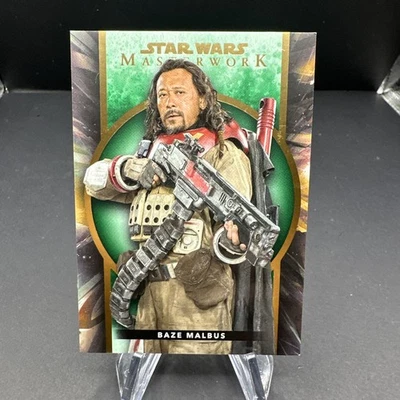 Baze Malbus 2022 Topps Star Wars Masterwork GREEN 13/99Parallel Card #96 - Image 1 of 4