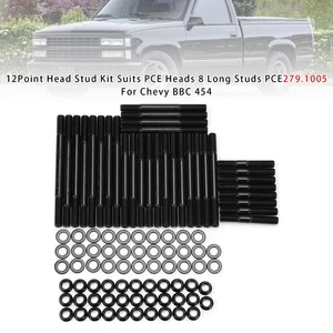12Point Head Stud Kit Suits PCE Heads 8 Long Studs PCE279.1005 For Chevy BBC 454 - Picture 1 of 12
