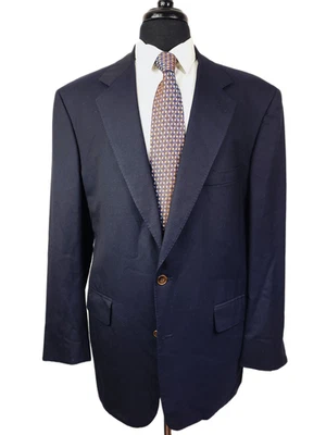 Bespoke Brooks Brothers Golden Fleece Navy Blue USA 2 Gold Btn Jacket Blazer 46R - Image 1 of 4