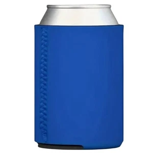 NUEVO CON ETIQUETAS ~ 12 enfriadores de botellas de latas azul real brillante soportes Koozies reutilizables aislados - Imagen 1 de 2