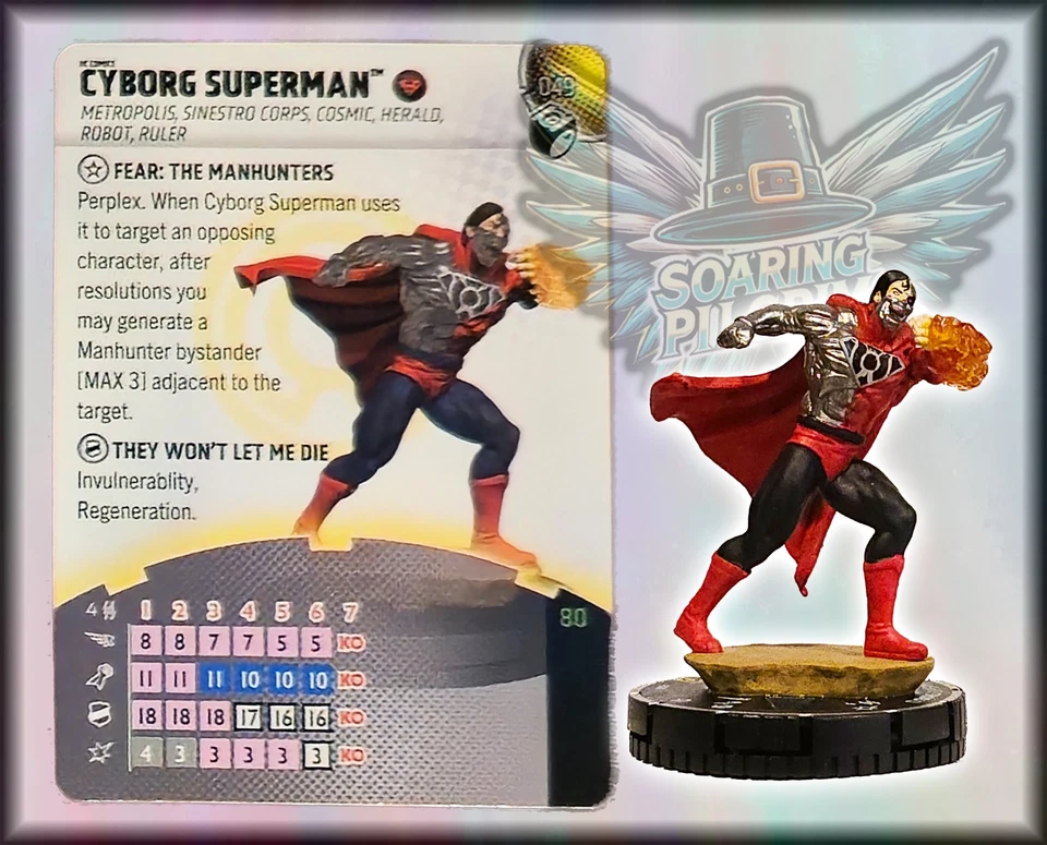 DC Heroclix CYBORG SUPERMAN - 049 - SUPER RARO Lantern Legacy Set Foto 1 de 1