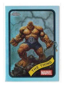2025 Topps Marvel Chrome The Thing SILVER REFRACTOR #109 Fantastic Four F4 - Imagen 1 de 1