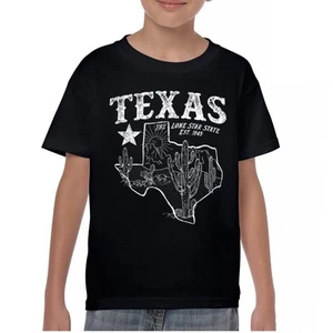 Texas Lone Star State Pride Youth T-shirt Vintage Don't Mess With TX Kids - Picture 1 of 36