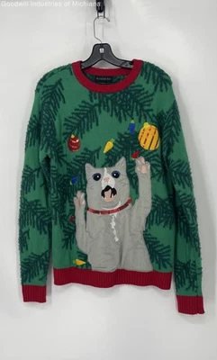 Suéter Navidad Gato Multicolor Unisex Blizzard Bay Talla S Foto 1 de 4