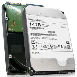 Unidad de disco duro WD Ultrastar DC HC530 14 TB WUH721414ALE601 0F31163 512 MB 512e SATA 7,2 K 3,5" - Imagen 1 de 8