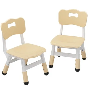 2 Pack SET Height Adjustable Kids Play Chair 3 Level for Boys Girls Ages 2-8 - Picture 1 of 28