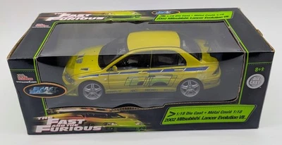 The Fast And The Furious Racing Champions Mitsubishi Lancer EVO VII 1:18 Diecast - Image 1 of 4