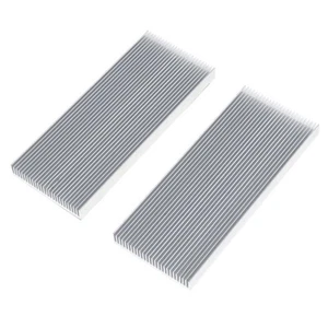 2 Pièces Aluminium CPU Dissipateur Thermique Ailettes Refroidisseur Ventilateur Refroidisseur Kit - Photo 1/6