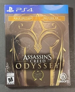 Assassin's Creed Odyssey [ Gold Edition STEELBOOK ] (PS4) NEW - Picture 1 of 6