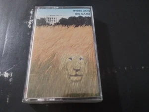 White Lion – Big Game NM Original Atlantic Cassette 1989 LITTLE FIGHTER METAL - Picture 1 of 3
