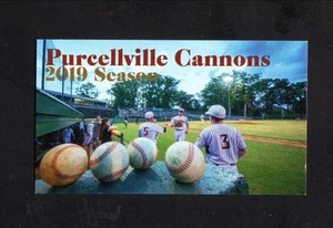 Purcellville Cannons 2019 Baseball Visitenkarte Purcellville Virginia VBL - Bild 1 von 2