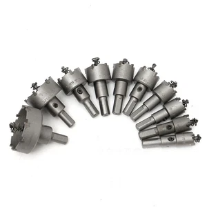 Set aprifori per punte in metallo duro 10 pezzi trapano per punte in metallo seghetto rigido - Foto 1 di 3