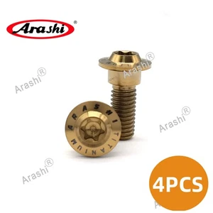 4PCS Rear Brake Disc M8 Bolts Fit Honda CBR600RR 2003-2015 / FORZA 250 2000-2004 - Picture 1 of 5