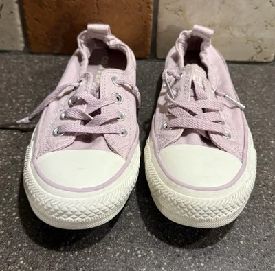 Tênis Converse All Star Feminino Tamanho 6 Lilás Têxtil Parte Superior Baixa Elástico Traseiro - Imagem 1 de 4