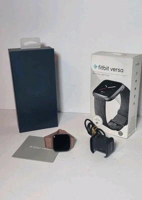 Fitbit Versa Special Edition Fitness Smart Watch Woven Strap - Image 1 of 4