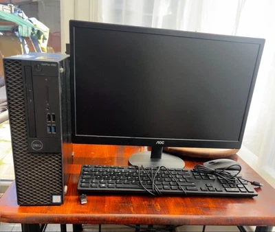 Dell OptiPlex 3060 Intel Core i5 8500, PC Set, 8GB RAM 256GB SSD Windows 11 PRO - Image 1 of 4