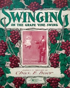 Partituras Swinging on Grapevine Swing 1907 Bennie Franklin Dumonts Juglares - Imagen 1 de 3