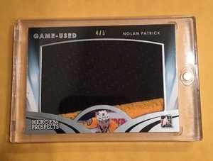2015-16 Nolan Patrick Heroes & Prospects #D/5 GAME USED JERSEY #2 Overall FLYER - Bild 1 von 3