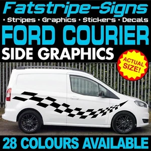 para adaptarse a FORD TRANSIT COURIER GRÁFICOS PEGATINAS RAYAS CALCOMANÍAS FURGONETA DE DÍA M SPORT ST - Imagen 1 de 2