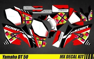 MX Decal Kit For Yamaha DT50 - Kenny - Picture 1 of 1