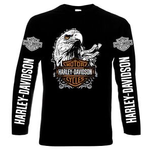 Harley Davidson, men's long sleeve t-shirt, 100% cotton, S to 5XL