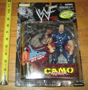 WWE Jakks Stone Cold Steve Austin Camo Carnage Special Issue Wrestling figure