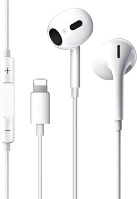 Kopfhörer für iPhone X XR XS 11 12 13 14 Pro Max Plus Mini Headset Earphone NEU - Bild 1 von 4