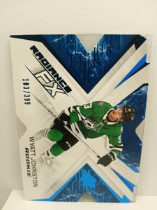 2022-23 SPX RADIANCE FX Blue Wyatt Johnston  Rookie /399 Rc Dallas Stars 